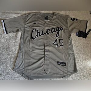 Nike Gray Chicago Jersey with Black Details